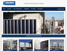 Tablet Screenshot of indumec.com